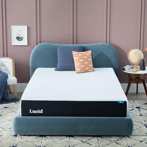 Lucid Lucid 12" Gel Memory Foam, Medium Firm